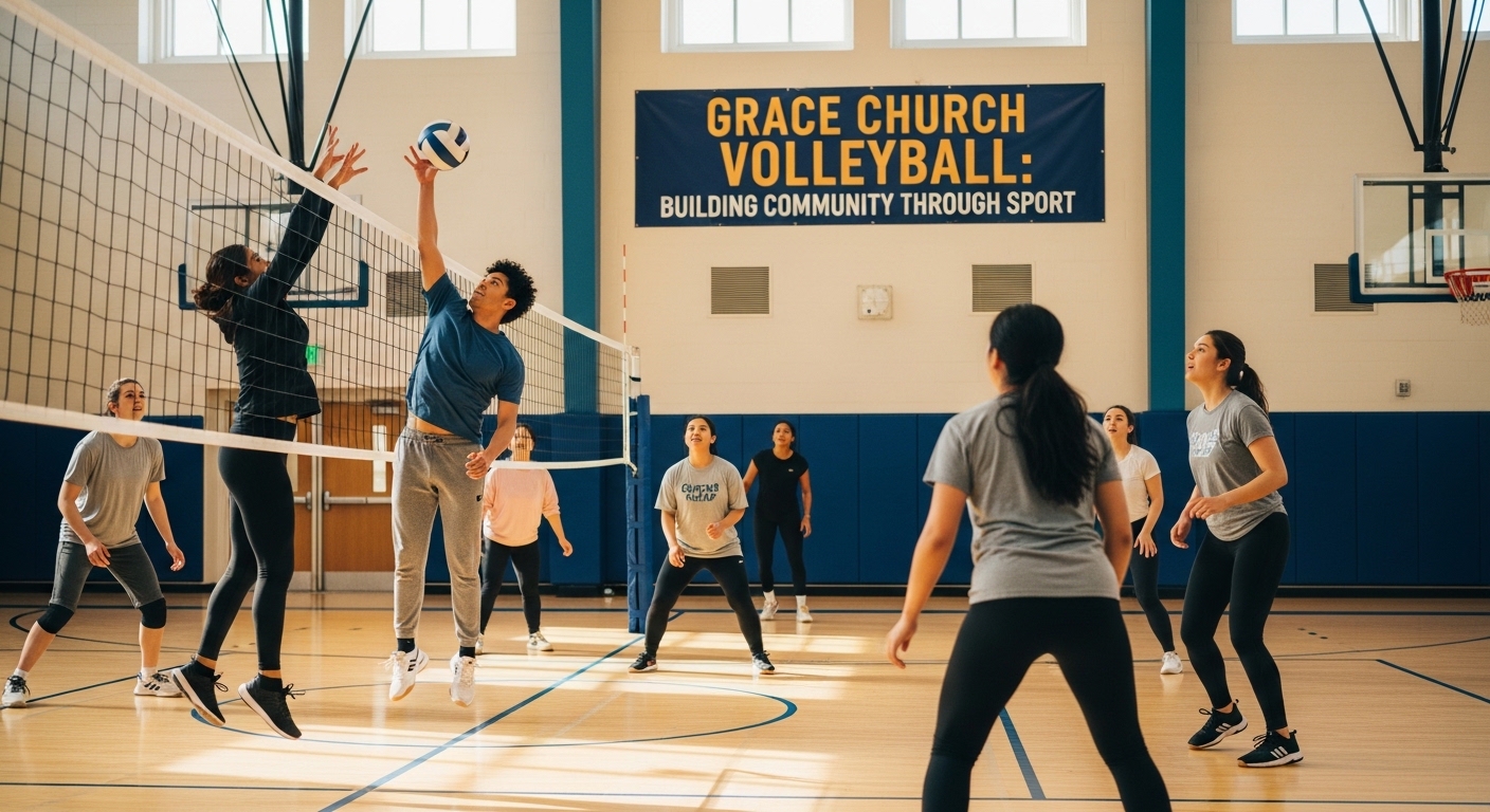 Grace Church volleyball