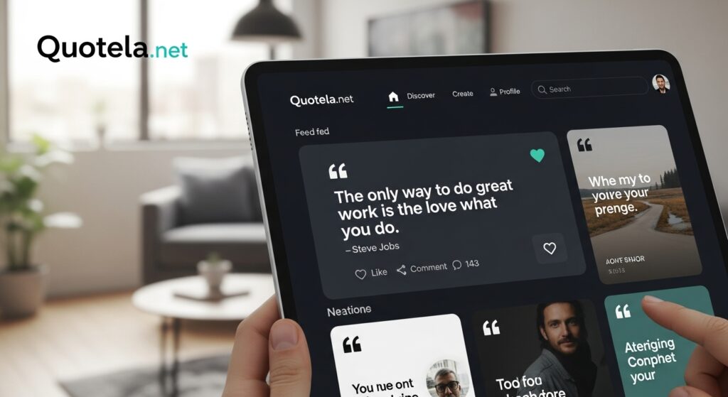Quotela.net: A Modern Platform for Meaningful Quotes and Digital Expression